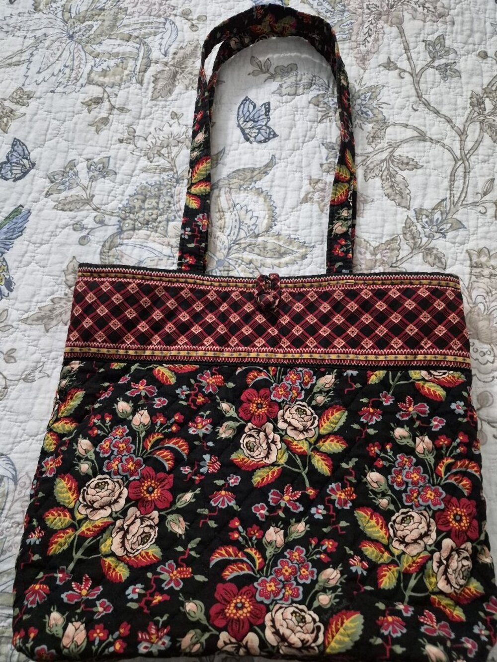 Vera Bradley Shoulder Tote in Anastasia (retired) Pattern; Vintage